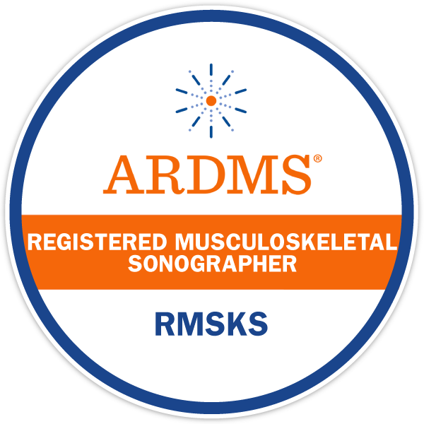 RMSK Certified by ARDMS – Musculoskeletal Ultrasound Specialist